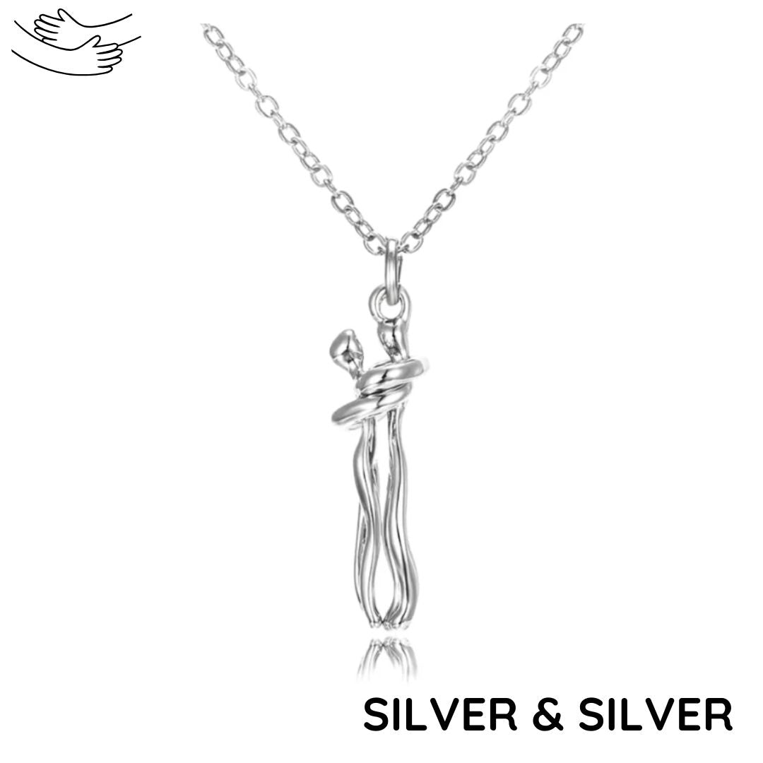 Truly Huglet - Viral Couples Eternal Hugging Pendant Necklace