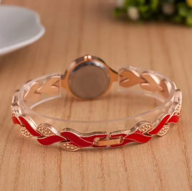 Geneva Luxury Set - Women Watch Hand Jewelry Set Diamond Bracelet Watch