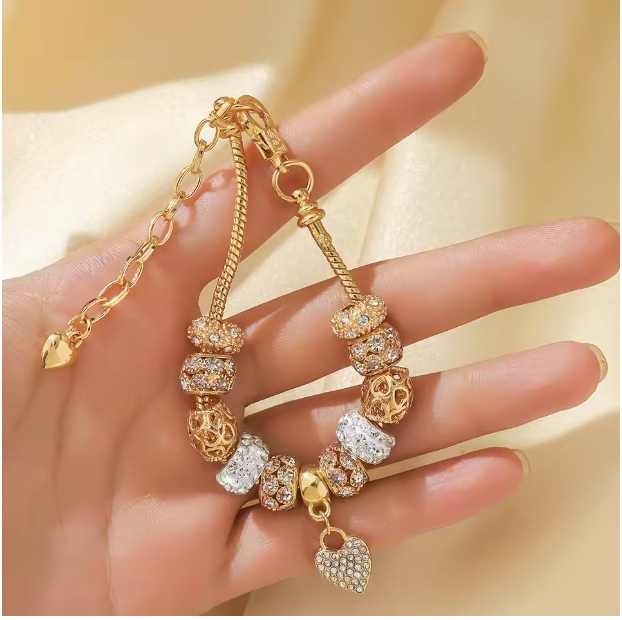 Celeste Grace Bracelet - Beaded Love Pan Family Bracelet Bracelet Bracelet, Daily Wear Party Accessories