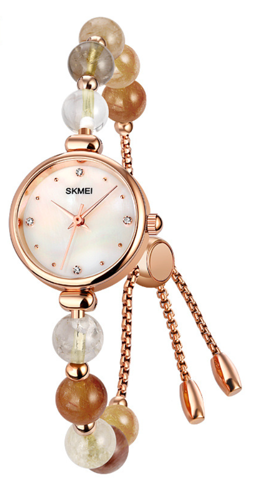 Hathor’s Final Bloom - US Truly Elegant Watch for Women - Feb Birthstone