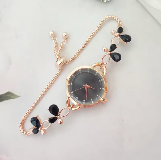 Gilded Essence Luxury Watch - Ladies Bow Tie Watch Luxury Women's Watches Simple Quartz Wristwatches Watches