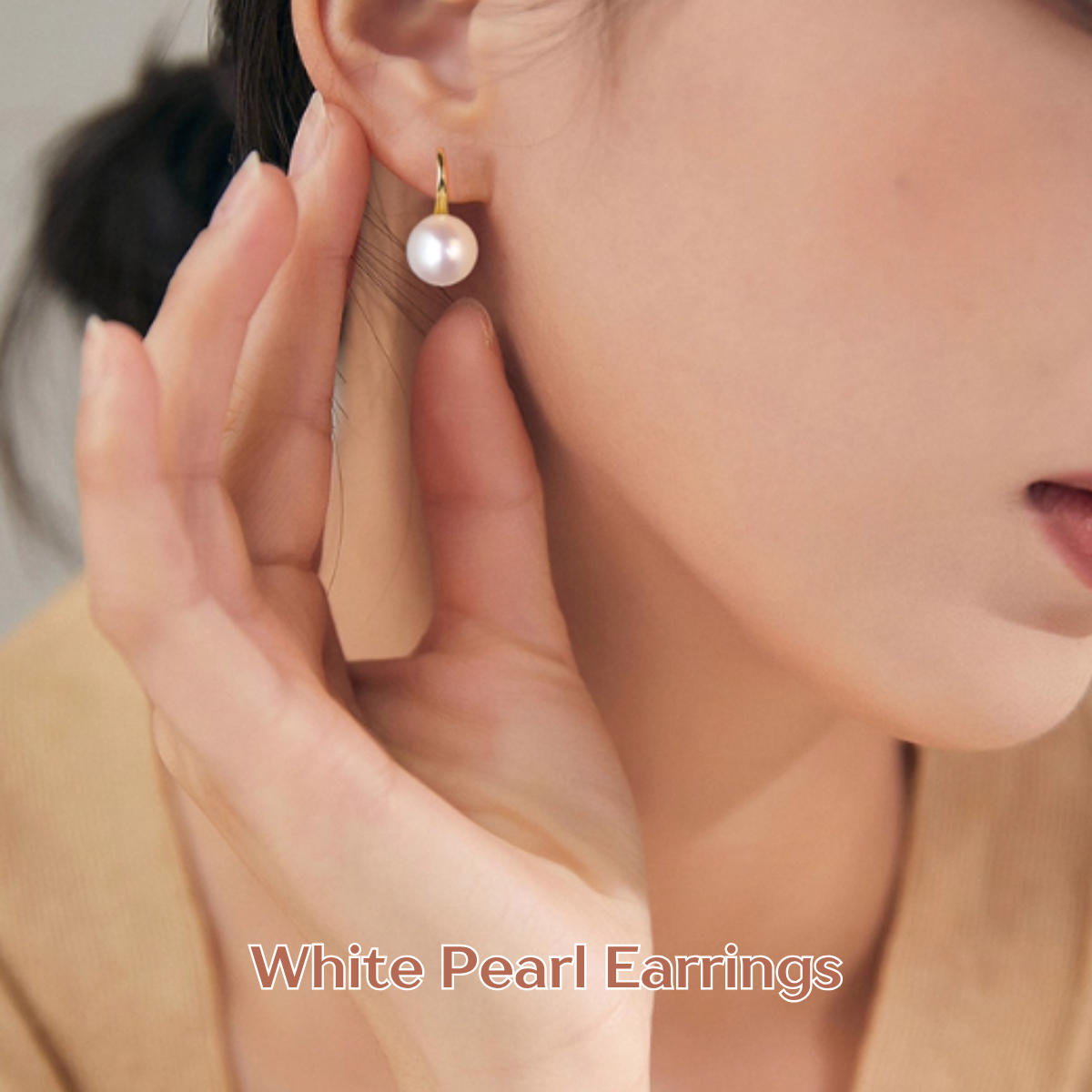 Hathor's Radiance -  Truly Charm Elegant Radiance Cultured Pearl Necklace - Bracelet - Earrings - Ring 4pcs Jewelry Set