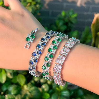 Enchanted Emerald – Elegant Luxury Women's Bracelet