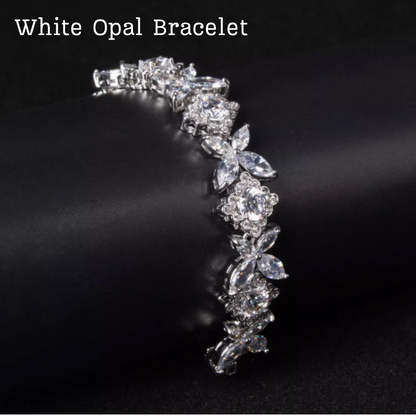 Scarlet Spark Luxury Jewelry Set - Elegant Necklace Earring Bracelet & Ring Set For Women