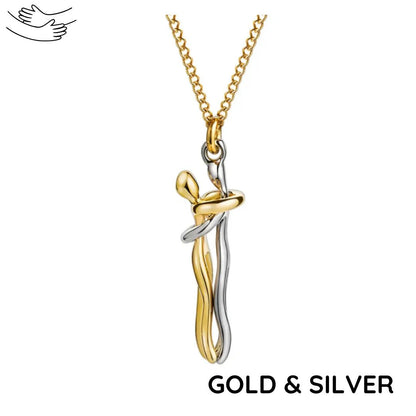 Truly Huglet - Viral Couples Eternal Hugging Pendant Necklace