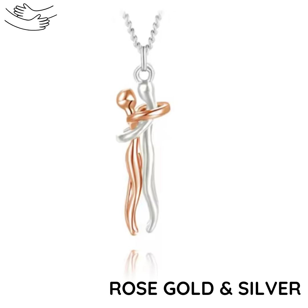 Truly Huglet - Viral Couples Eternal Hugging Pendant Necklace