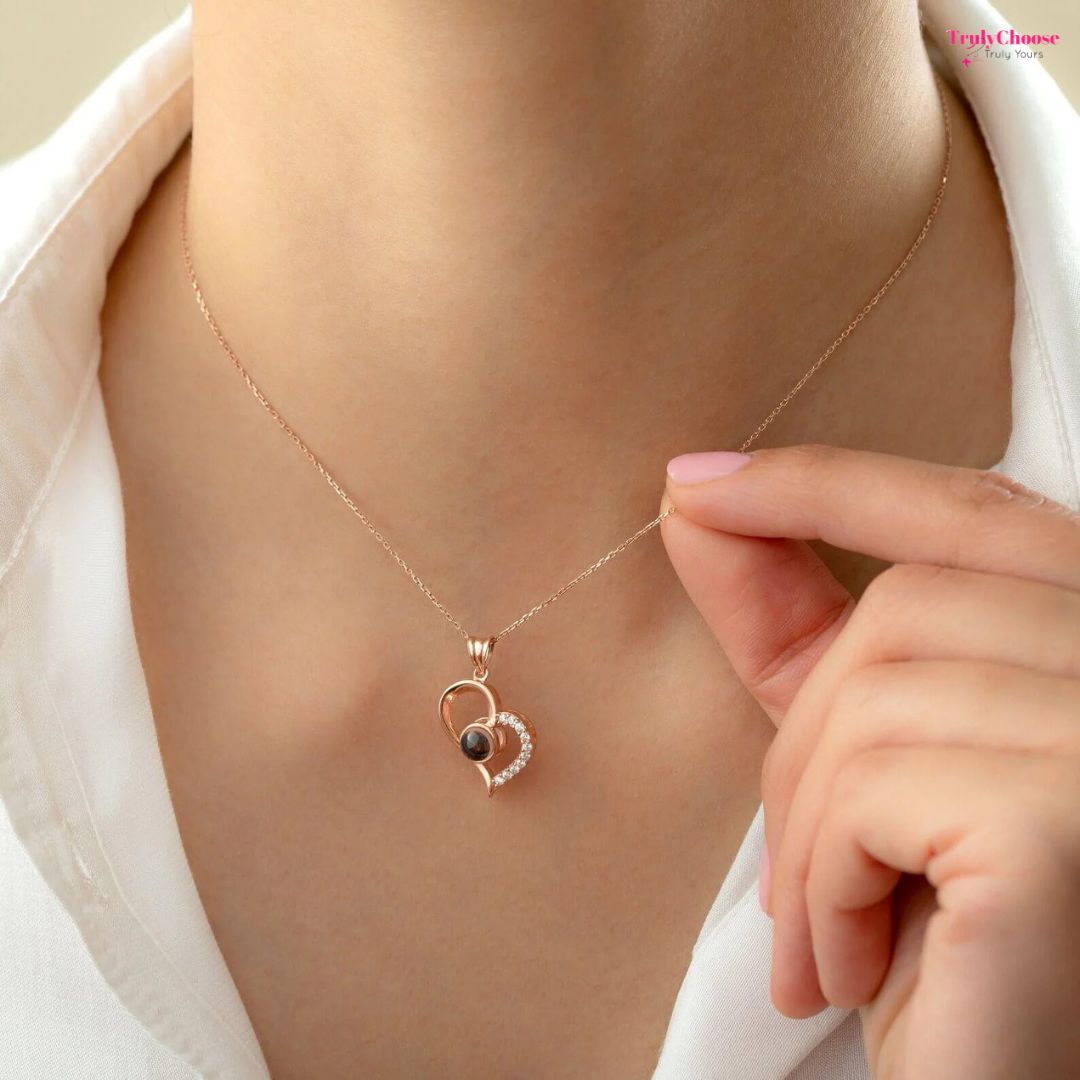 100 Languages I Love You - Eternal Rose Gifts for Her Cute Gift Box Forever Rose & Necklace