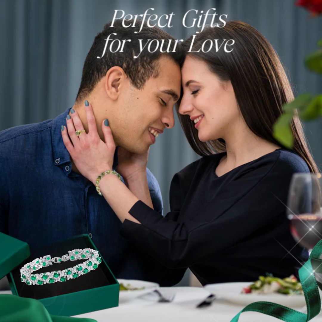 Enchanted Emerald – Elegant Luxury Women's Bracelet