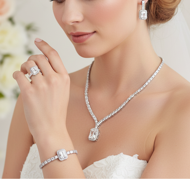 Sekhmet Radiance - TrulyCharm's Luxurious Jewelry Set - Holiday, Wedding