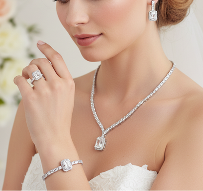 Sekhmet Radiance - TrulyCharm's Luxurious Jewelry Set - Holiday, Wedding