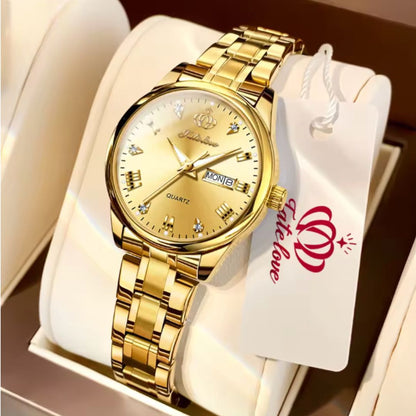 MESA LOVE LUXURY SET -  Classics Wristwatch Bracelet Pendant Necklace For Women, Valentines Gifts