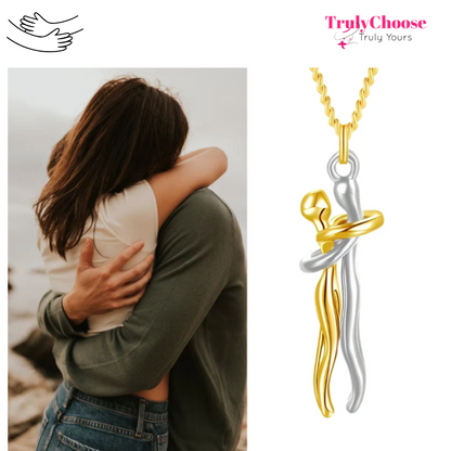 Truly Huglet - Viral Couples Eternal Hugging Pendant Necklace