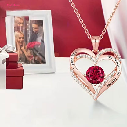 Heart of Love Jewelry Set - 6 Roses Eternal Rose Box