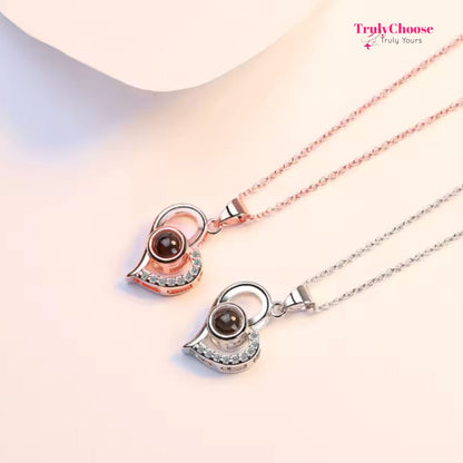 100 Languages I Love You - Eternal Rose Gifts for Her Cute Gift Box Forever Rose & Necklace