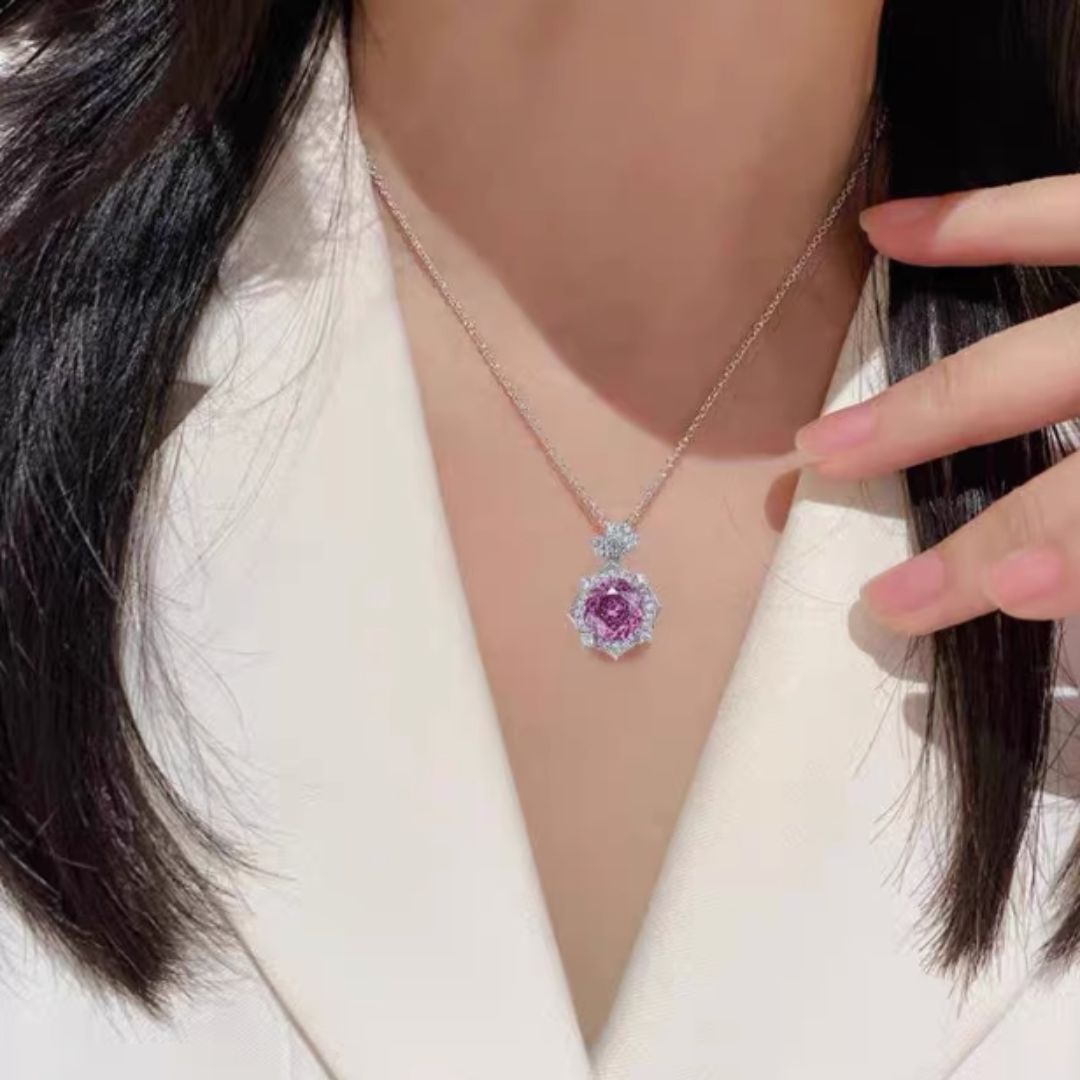 Crystal Purity Luxury Jewelry Set – Elegant Necklace, Earrings & Ring for Women