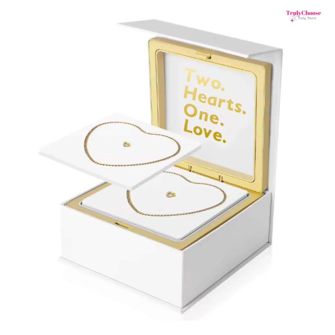 Truly Love Locked Permanent Clasp Lock Heart-Shaped