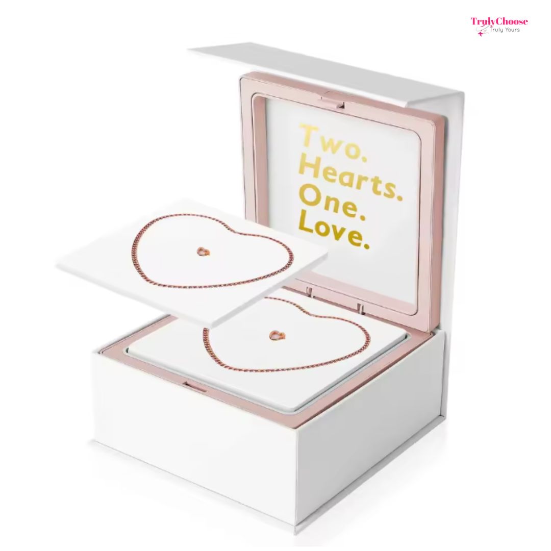 Truly Love Locked Permanent Clasp Lock Heart-Shaped