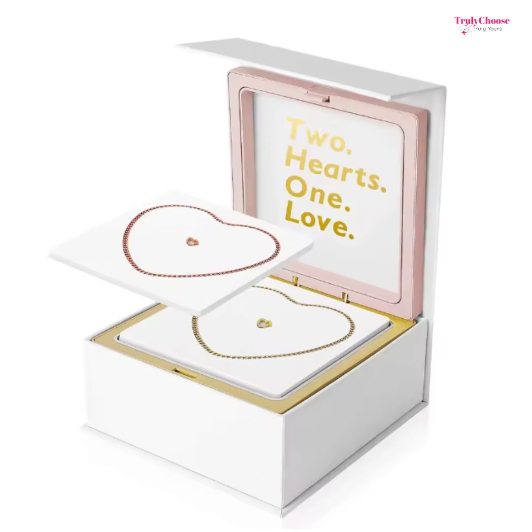 Truly Love Locked Permanent Clasp Lock Heart-Shaped