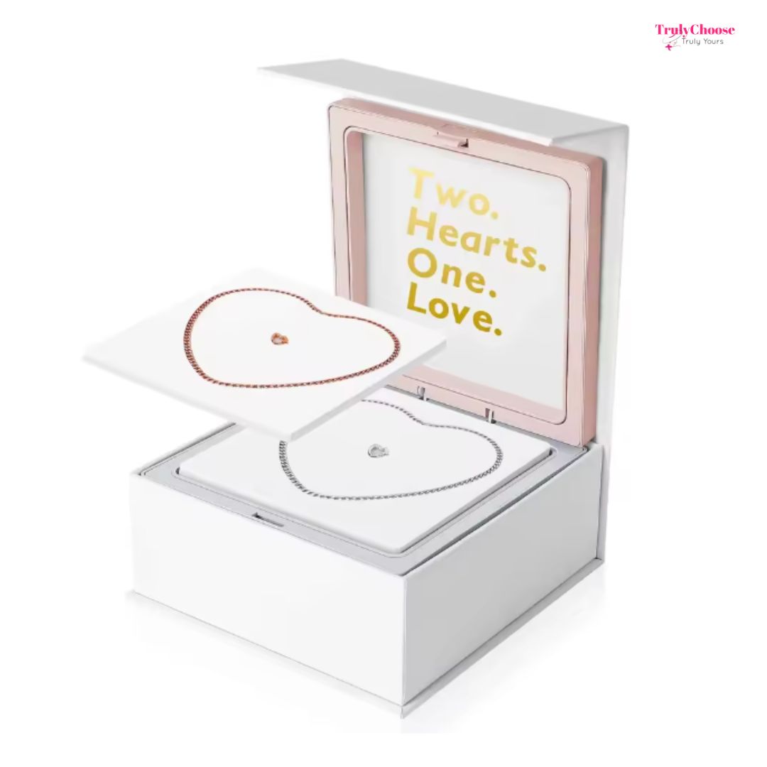 Truly Love Locked Permanent Clasp Lock Heart-Shaped