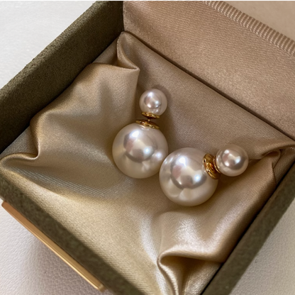 Personalized Pearl Jewelry Set – Custom Name Necklace & Bracelet, Elegant Gift for Women