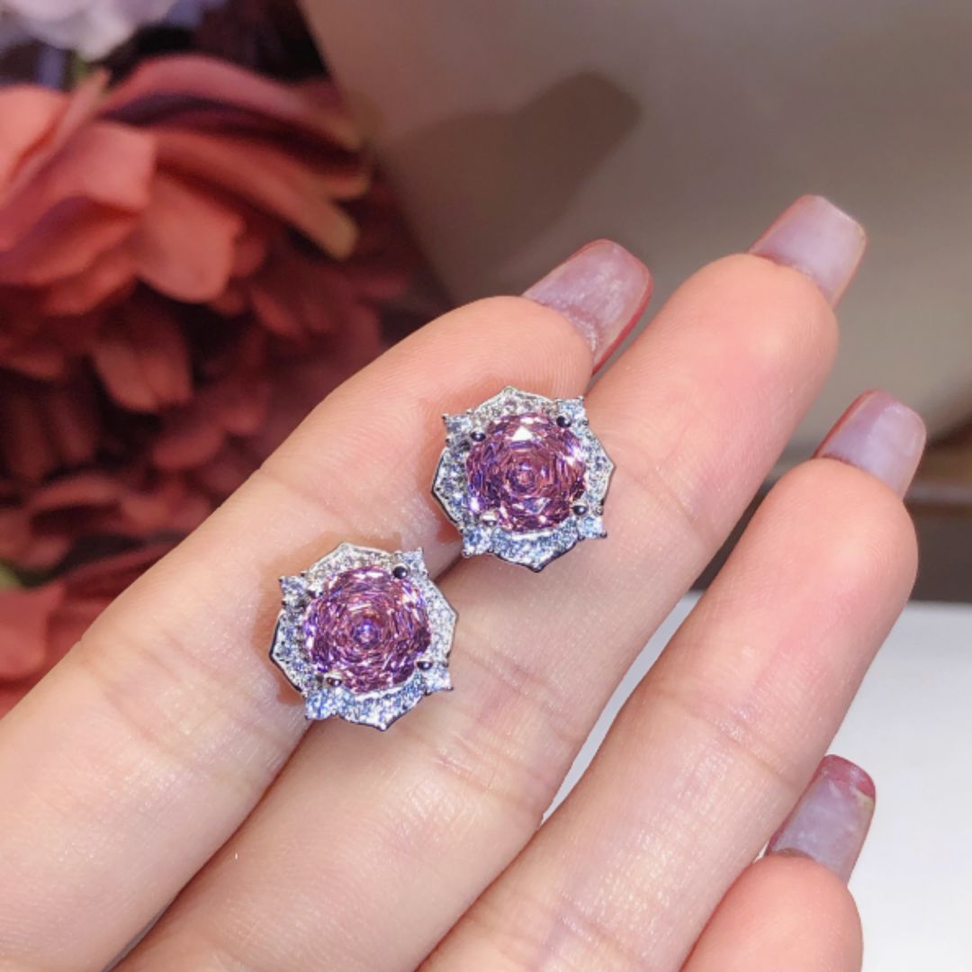 Crystal Purity Luxury Jewelry Set – Elegant Necklace, Earrings & Ring for Women
