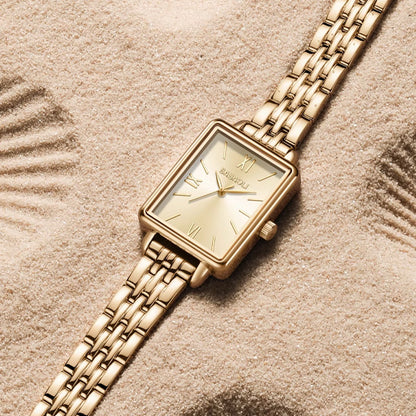 Chic Square Women’s Watch for Modern Minimalist Style (2 Free Gifts & Full Box)