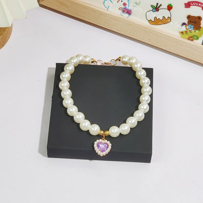 Ocean Pure Heart - Luxury Pearl & 18K Gold Necklace Set Includes Stunning Bracelet and Stud Earrings Jewelry