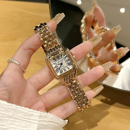 Golden Muse - Stainless Steel Ladies Fashion Quartz Watch