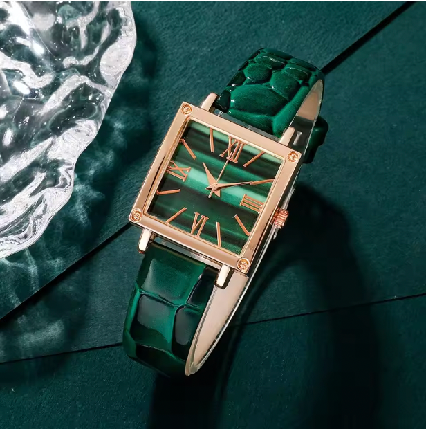Melya Women Luxury Set - Fashion Quartz Watch Female Clock Square Dial Luxury Brand Design Women Watches Simple Ladies Wrist Watch Montre Femme