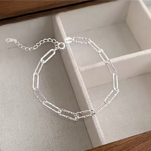 Aria 925 Sterling Silver Set - Heart Shaped Necklace Bracelet Set for Women