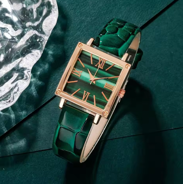 Lorena Jewelry Set - Women Fashion Quartz Watch Female Clock Square Dial Luxury Brand Design Women Watches Simple Ladies Wrist Watch Montre Femme