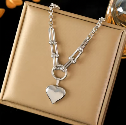 Infinity Love Heart Necklace - Heart Love Pendant Necklace For Women