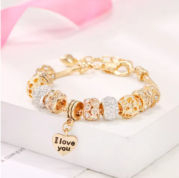 Celeste Grace Bracelet - Beaded Love Pan Family Bracelet Bracelet Bracelet, Daily Wear Party Accessories
