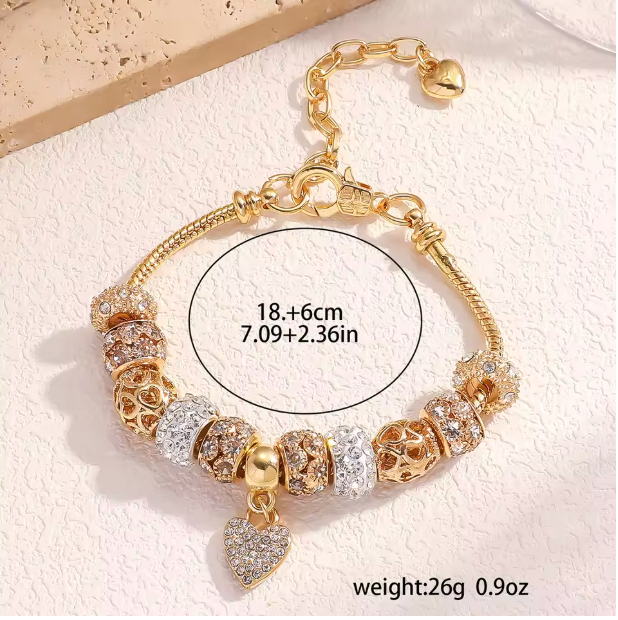 Celeste Grace Bracelet - Beaded Love Pan Family Bracelet Bracelet Bracelet, Daily Wear Party Accessories