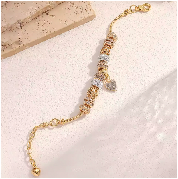Celeste Grace Bracelet - Beaded Love Pan Family Bracelet Bracelet Bracelet, Daily Wear Party Accessories