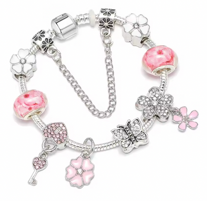 Opulent Charm Bracelet - Silver Color Charm Bangles With Firefly Star Pendant Bracelets Bangle For Women Men Girlfriend DIY Jewelry Special Offer
