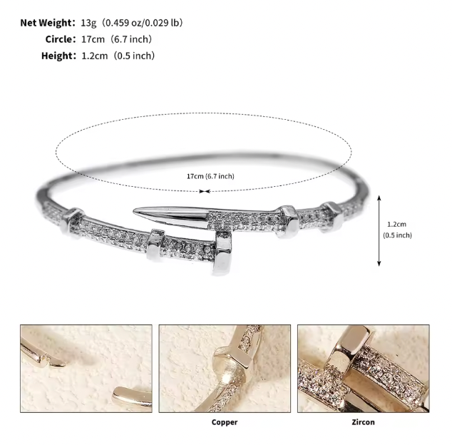 Sophia Serenity Bracelet - Zircon Screw Bracelet For Women As Gift