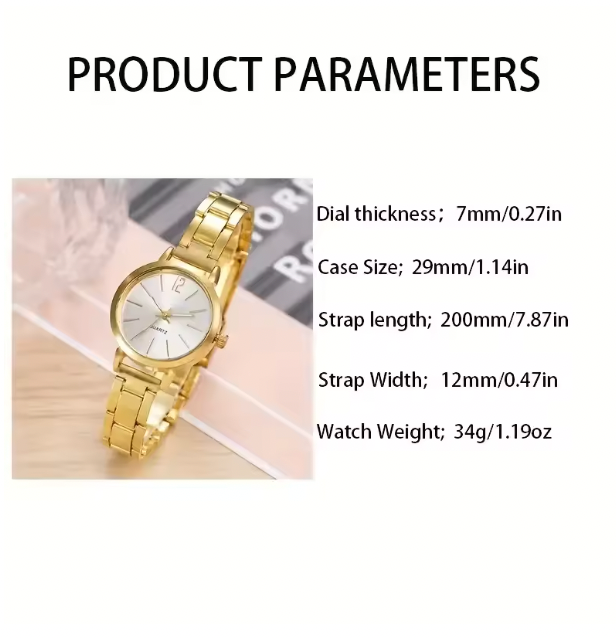 Petal Glow Jewelry Set - Luxury Watches Women Diamond Rhinestone Fashion Elegant Wristwatch Quartz Watch Ladies Clock For Girl Relogio Feminino