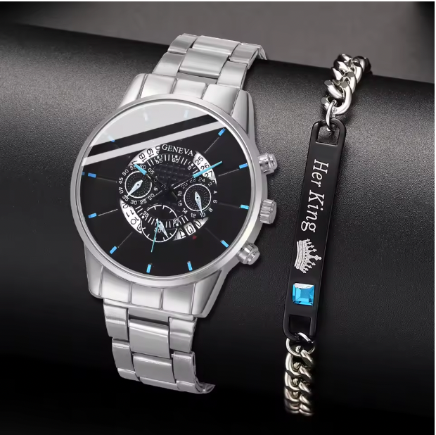 Classic Charm Combo - Luxury Quartz Wristwatch