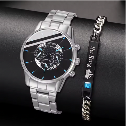 Classic Charm Combo - Luxury Quartz Wristwatch