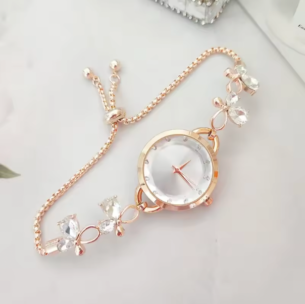 Gilded Essence Luxury Watch - Ladies Bow Tie Watch Luxury Women's Watches Simple Quartz Wristwatches Watches