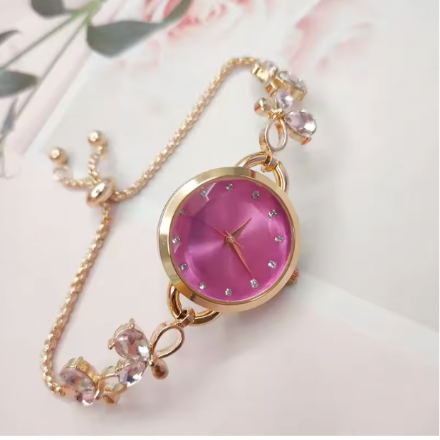 Gilded Essence Luxury Watch - Ladies Bow Tie Watch Luxury Women's Watches Simple Quartz Wristwatches Watches
