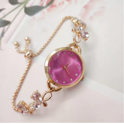 Gilded Essence Luxury Watch - Ladies Bow Tie Watch Luxury Women's Watches Simple Quartz Wristwatches Watches