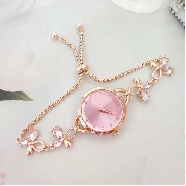 Gilded Essence Luxury Watch - Ladies Bow Tie Watch Luxury Women's Watches Simple Quartz Wristwatches Watches