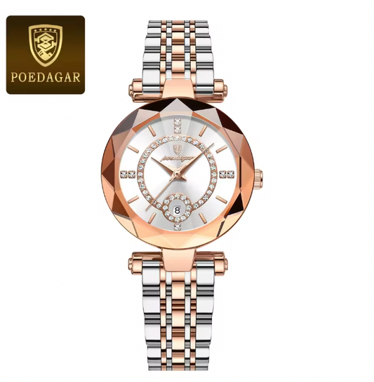 Heritage Timeworks -  Luxury Watch For Woman High Quality Diamond Ladies Quartz Watch Waterproof Date Stainless Steel Women Watches