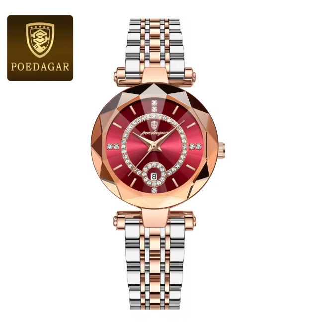 Heritage Timeworks -  Luxury Watch For Woman High Quality Diamond Ladies Quartz Watch Waterproof Date Stainless Steel Women Watches