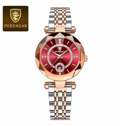 Heritage Timeworks -  Luxury Watch For Woman High Quality Diamond Ladies Quartz Watch Waterproof Date Stainless Steel Women Watches