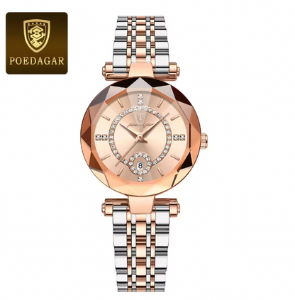Heritage Timeworks -  Luxury Watch For Woman High Quality Diamond Ladies Quartz Watch Waterproof Date Stainless Steel Women Watches