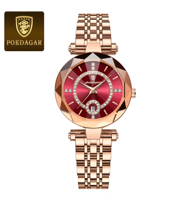 Heritage Timeworks -  Luxury Watch For Woman High Quality Diamond Ladies Quartz Watch Waterproof Date Stainless Steel Women Watches