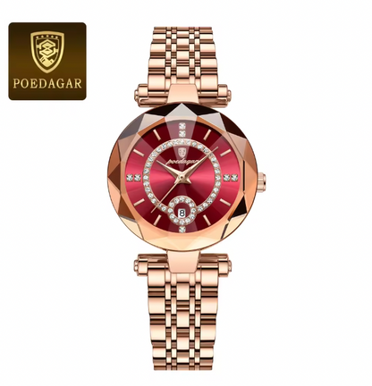 Heritage Timeworks -  Luxury Watch For Woman High Quality Diamond Ladies Quartz Watch Waterproof Date Stainless Steel Women Watches